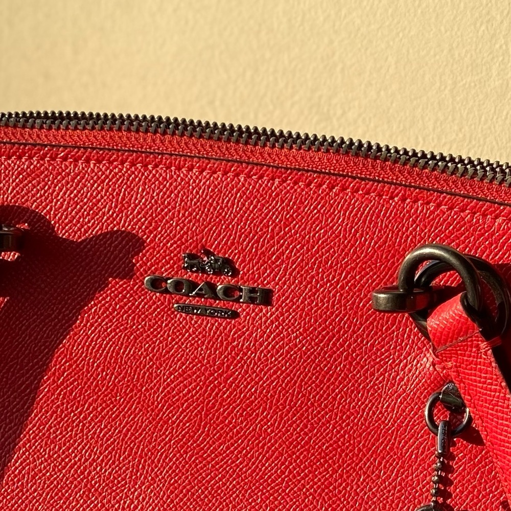 Coach Etta Carryall Bag Never Used Red